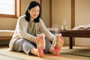 足裏を温めると血流アップ体全体の冷えが和らぐって本当？